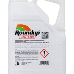 Roundup 360 Plus 5L – Désherbant Puissant à Base de Glyphosate